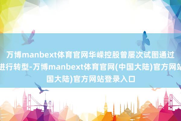 万博manbext体育官网华嵘控股曾屡次试图通过跨界并购进行转型-万博manbext体育官网(中国大陆)官方网站登录入口