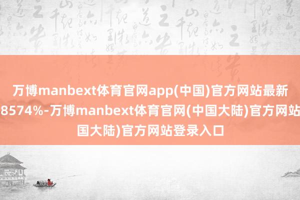 万博manbext体育官网app(中国)官方网站最新收益率1.8574%-万博manbext体育官网(中国大陆)官方网站登录入口